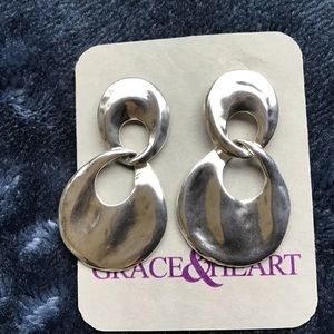 Grace & Heart Sterling Silver Earrings